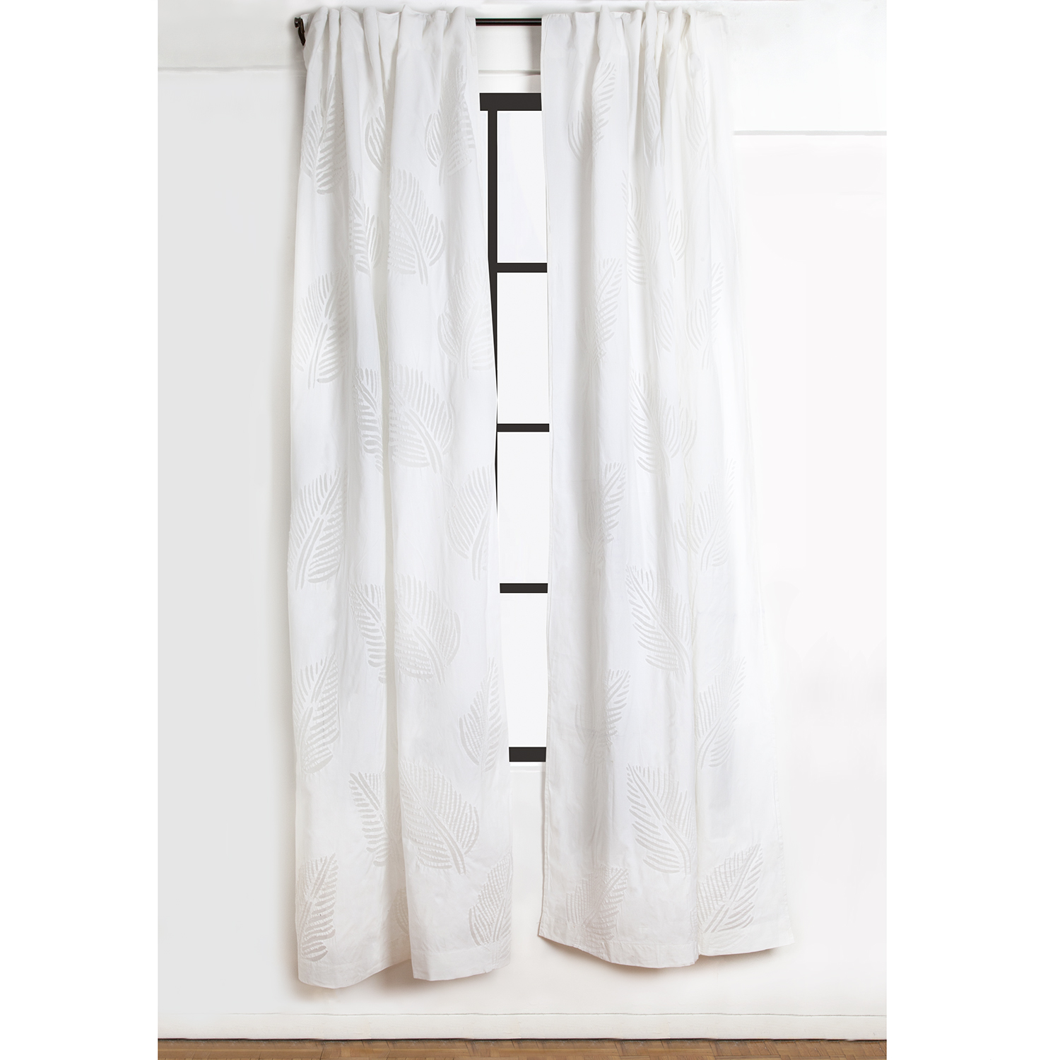 Palm Applique Curtain